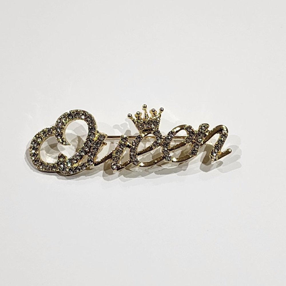 CRYSTAL RINESTONE BROACH NWOT